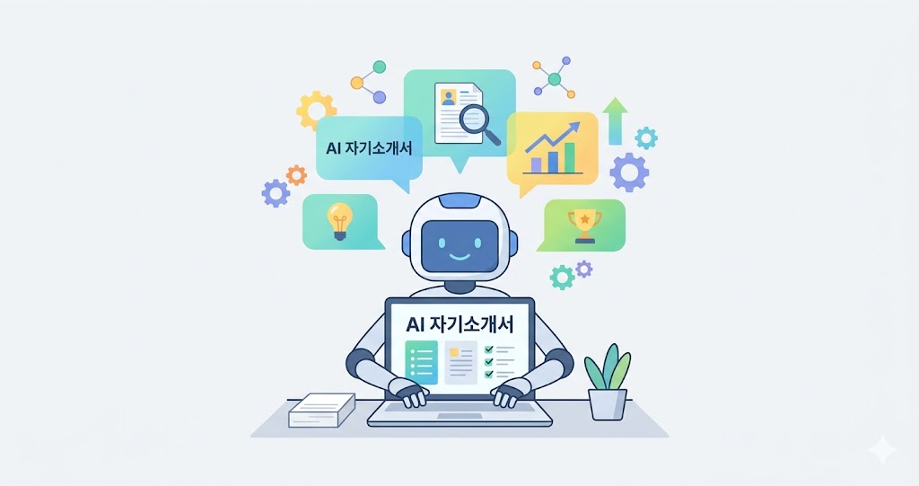 ai가 자기소개서를 쓰는 이미지