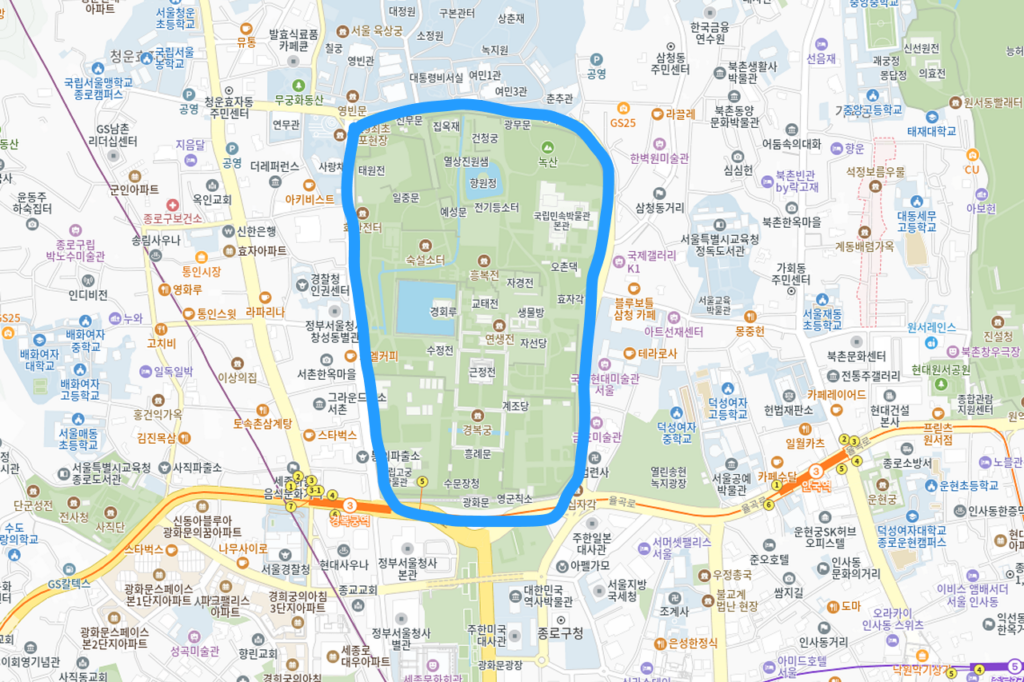 경복궁 주변 러닝 코스