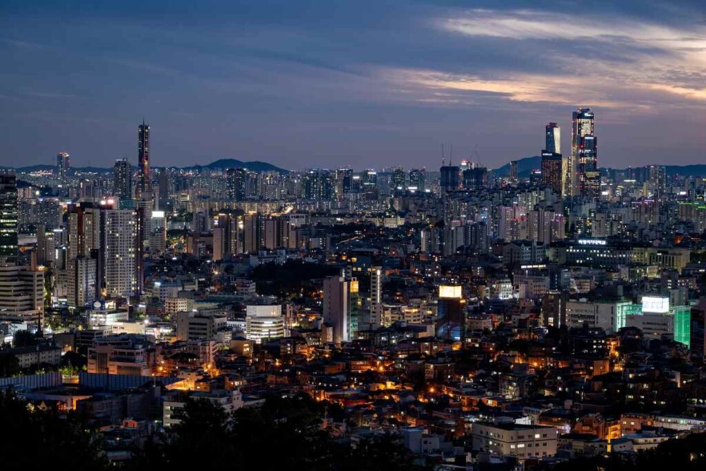 서울 야간 러닝